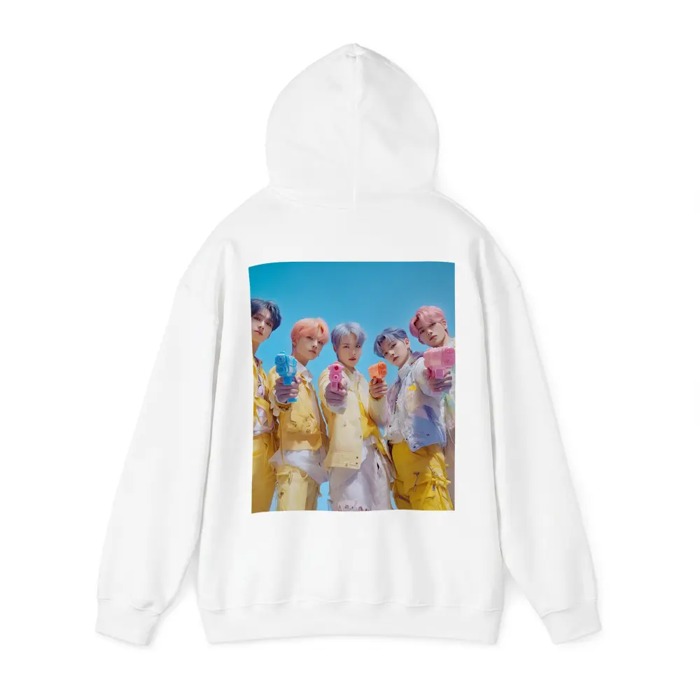 K-Pop Group Yellow Outfits Blue Sky – Hoodies