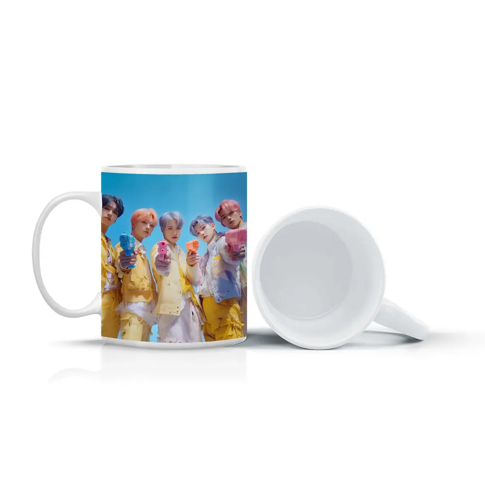K-Pop Group Yellow Outfits Blue Sky – Mugs