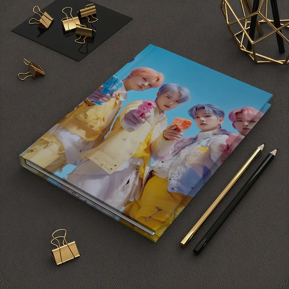 K-Pop Group Yellow Outfits Blue Sky – Notebooks