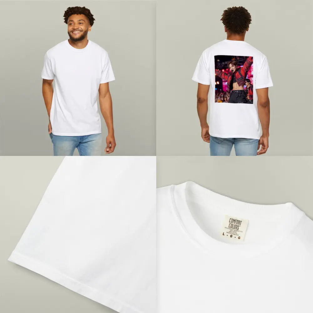 K-Pop Performer Red Jacket Concert Stage – T-Shirts