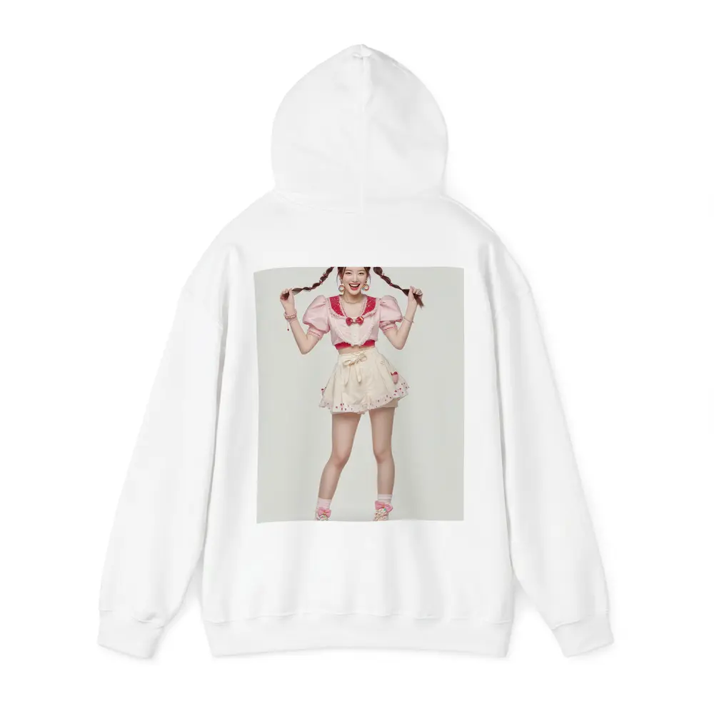 Cute Korean Girl Pink Sailor Outfit – Hoodies
