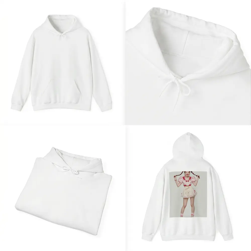 Cute Korean Girl Pink Sailor Outfit – Hoodies