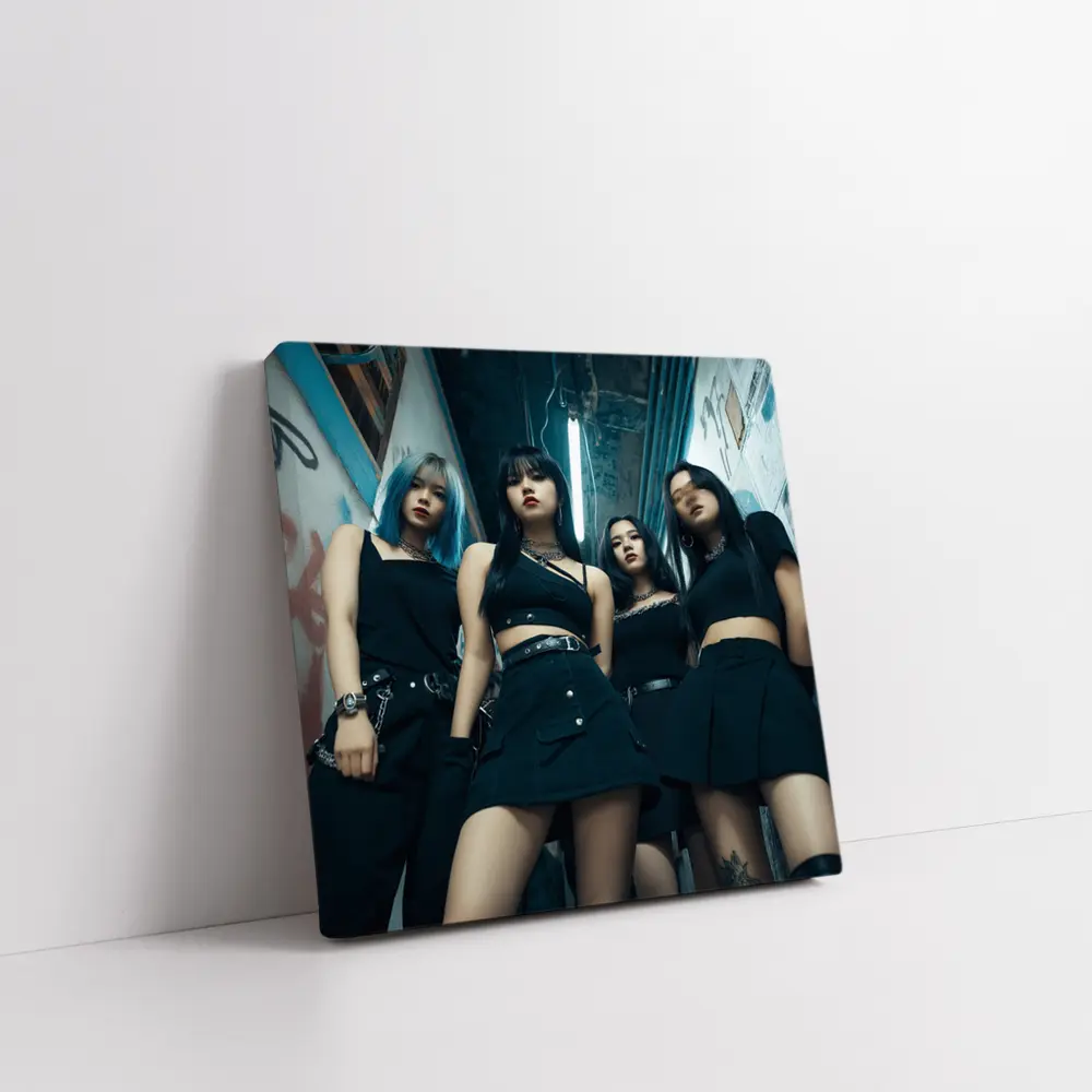 K-Pop Girl Group Dark Urban Alley – Wall Art