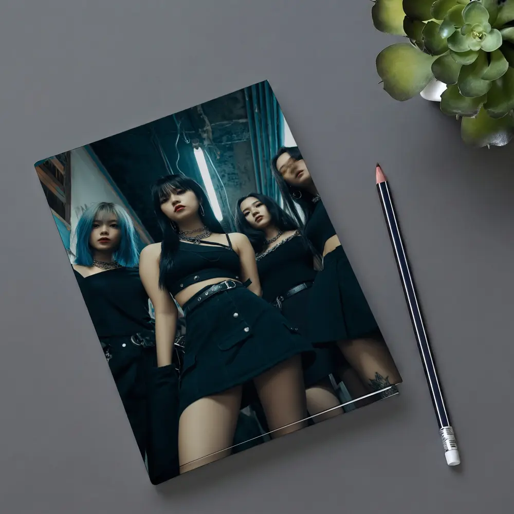 K-Pop Girl Group Dark Urban Alley – Notebooks