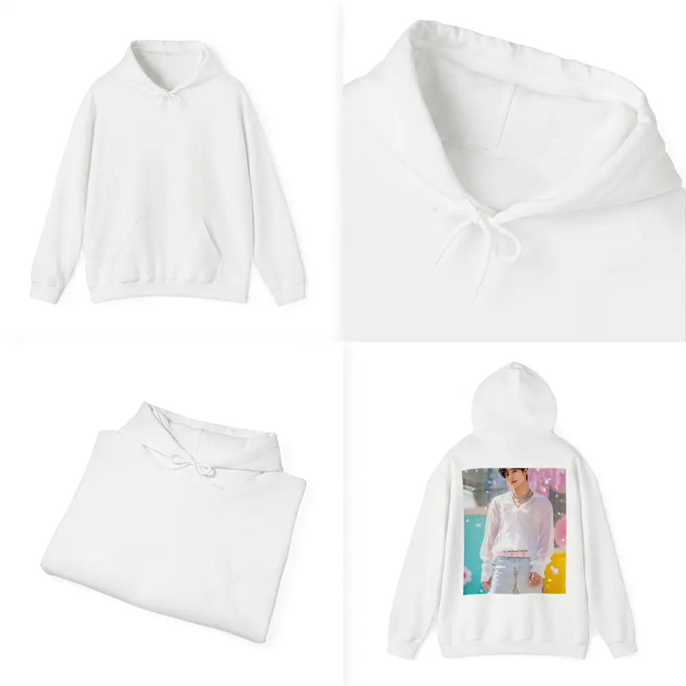 K-Pop Young Man Colorful Pastel Background – Hoodies