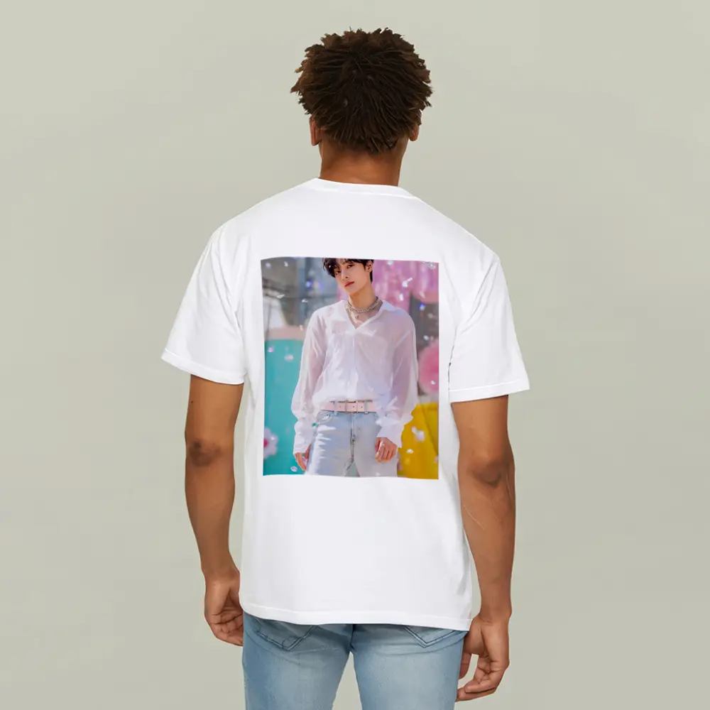 K-Pop Young Man Colorful Pastel Background – T-Shirts