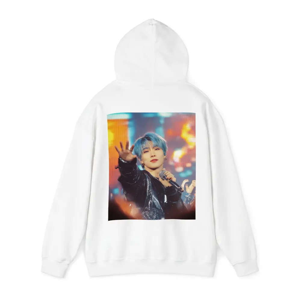 Blue Haired K-Pop Artist Stage Performance – Hoodies
