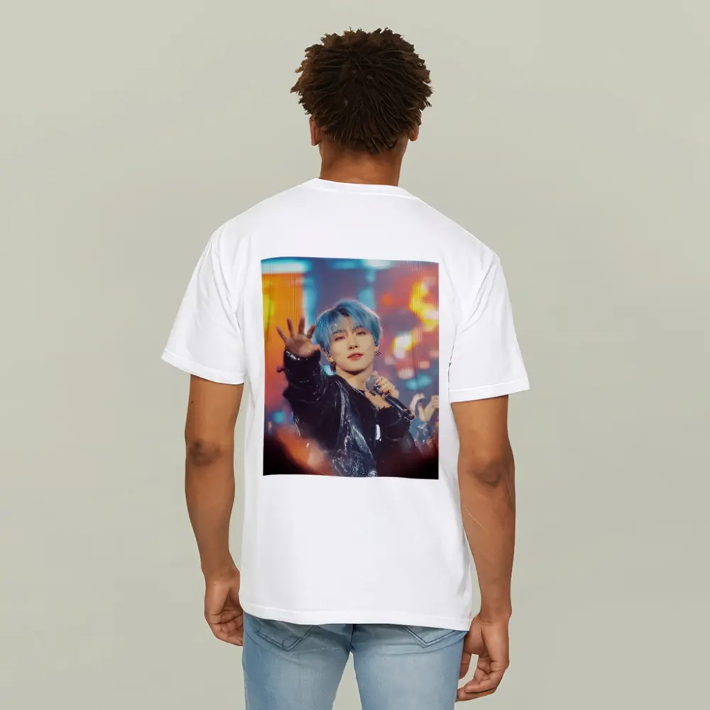 Blue Haired K-Pop Artist Stage Performance – T-Shirts