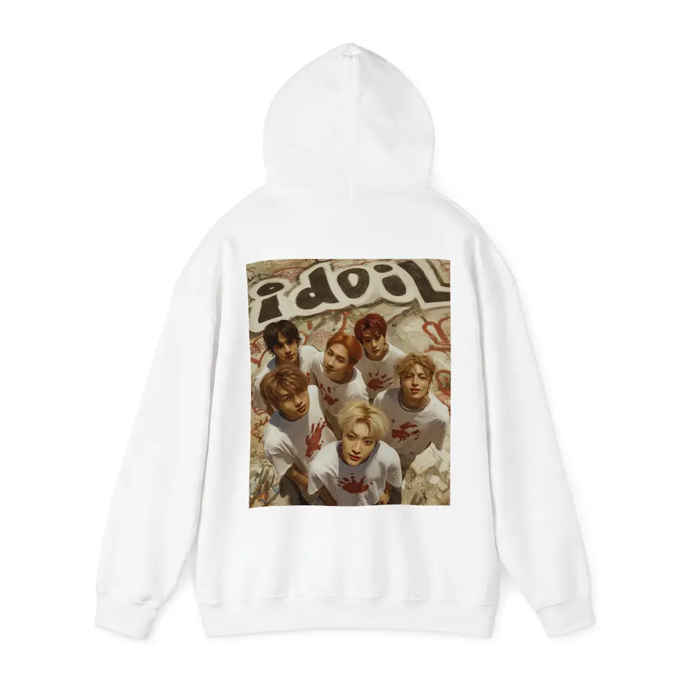 K-pop Idol Group Graffiti Wall Concept – Hoodies