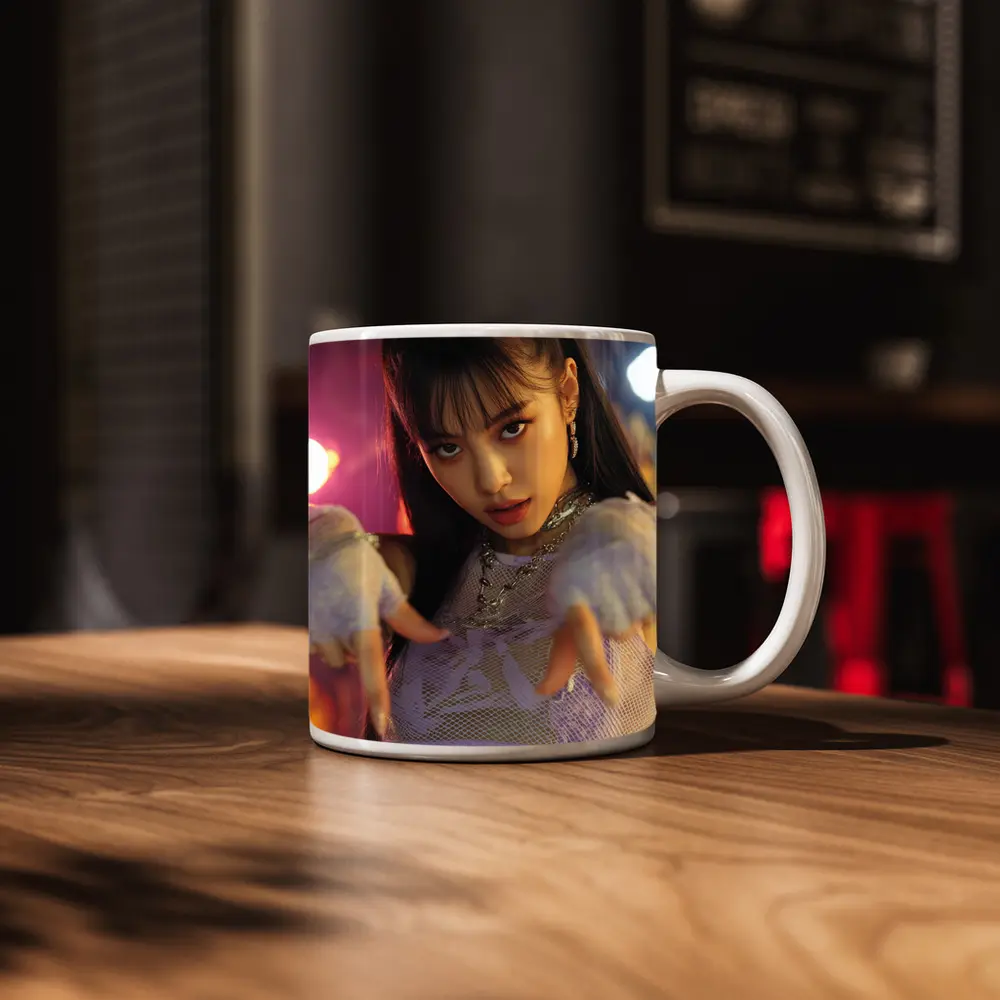 K-Pop Idol Girl Purple Stage Performance – Mugs