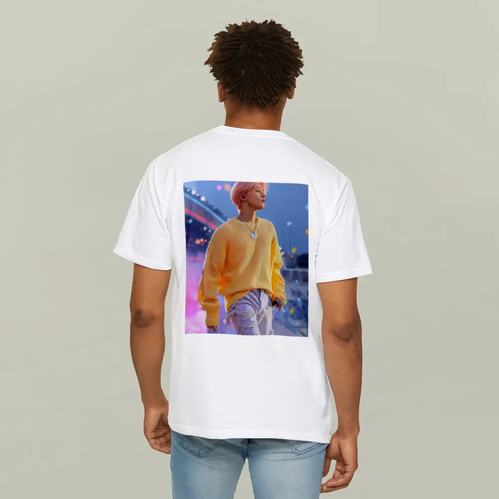 K-Pop Idol Yellow Sweater Concert Stage – T-Shirts