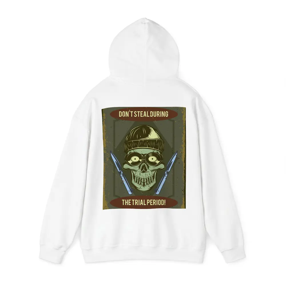 Skull Beanie Hat Retro Humor Dark Art – Hoodies