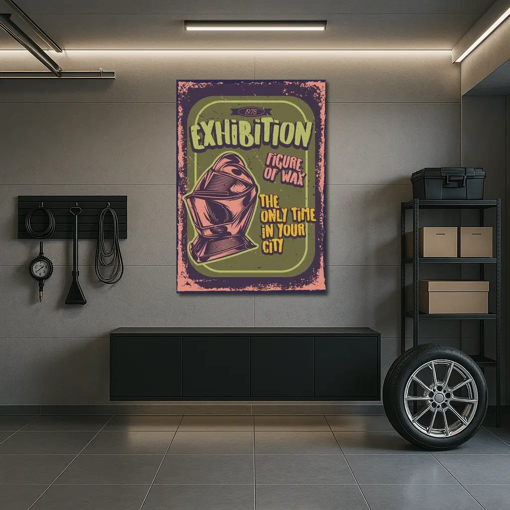 Retro Exhibition Figure of Wax Poster – Wall Art