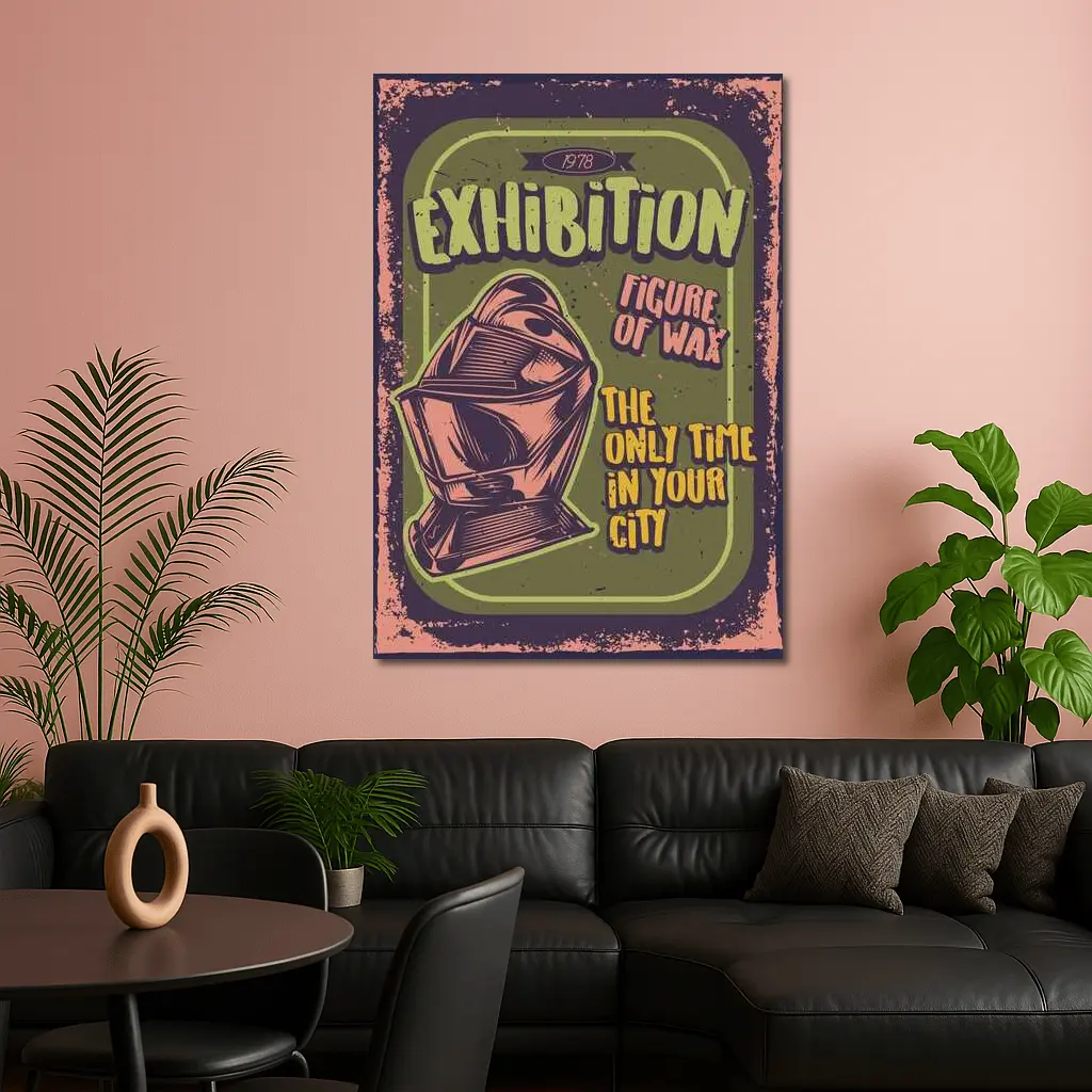 Retro Exhibition Figure of Wax Poster – Wall Art