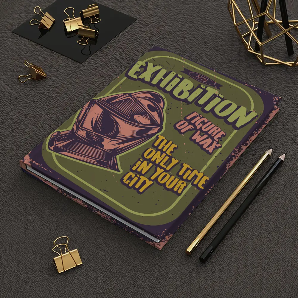 Retro Exhibition Figure of Wax Poster – Notebooks