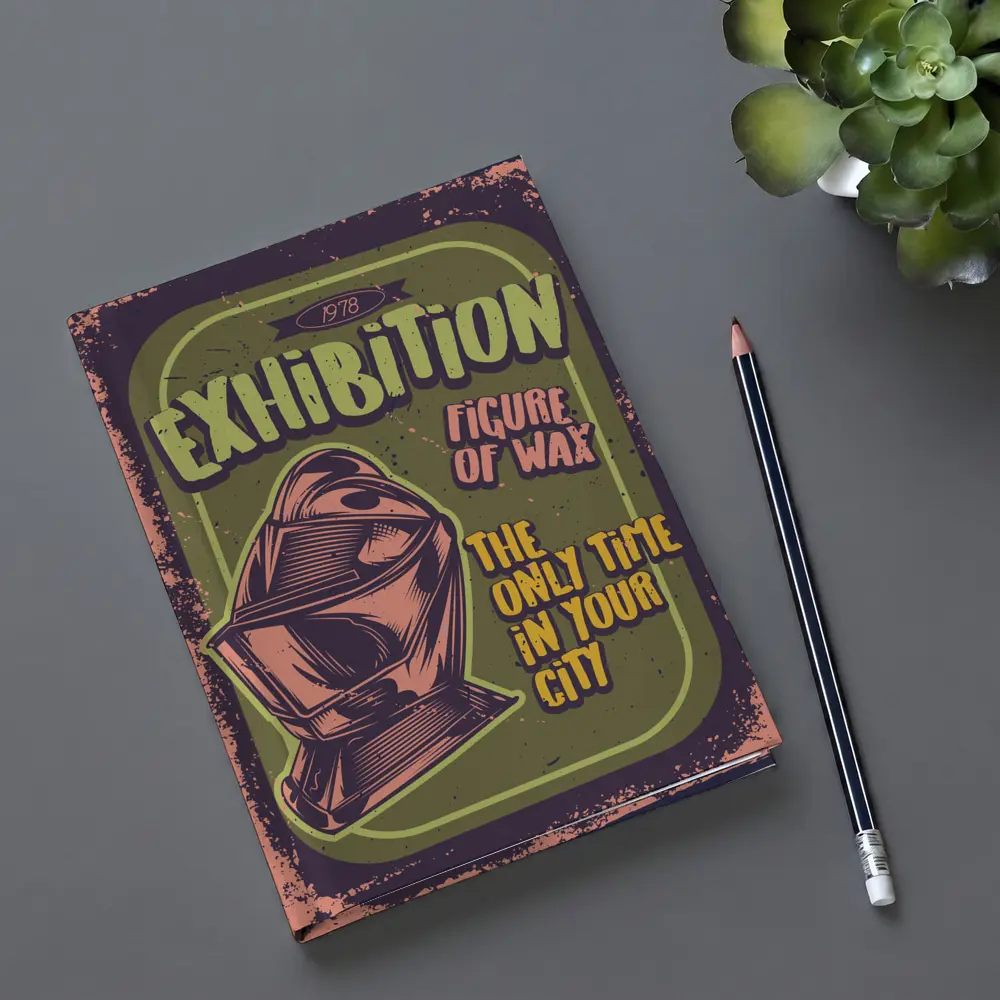 Retro Exhibition Figure of Wax Poster – Notebooks