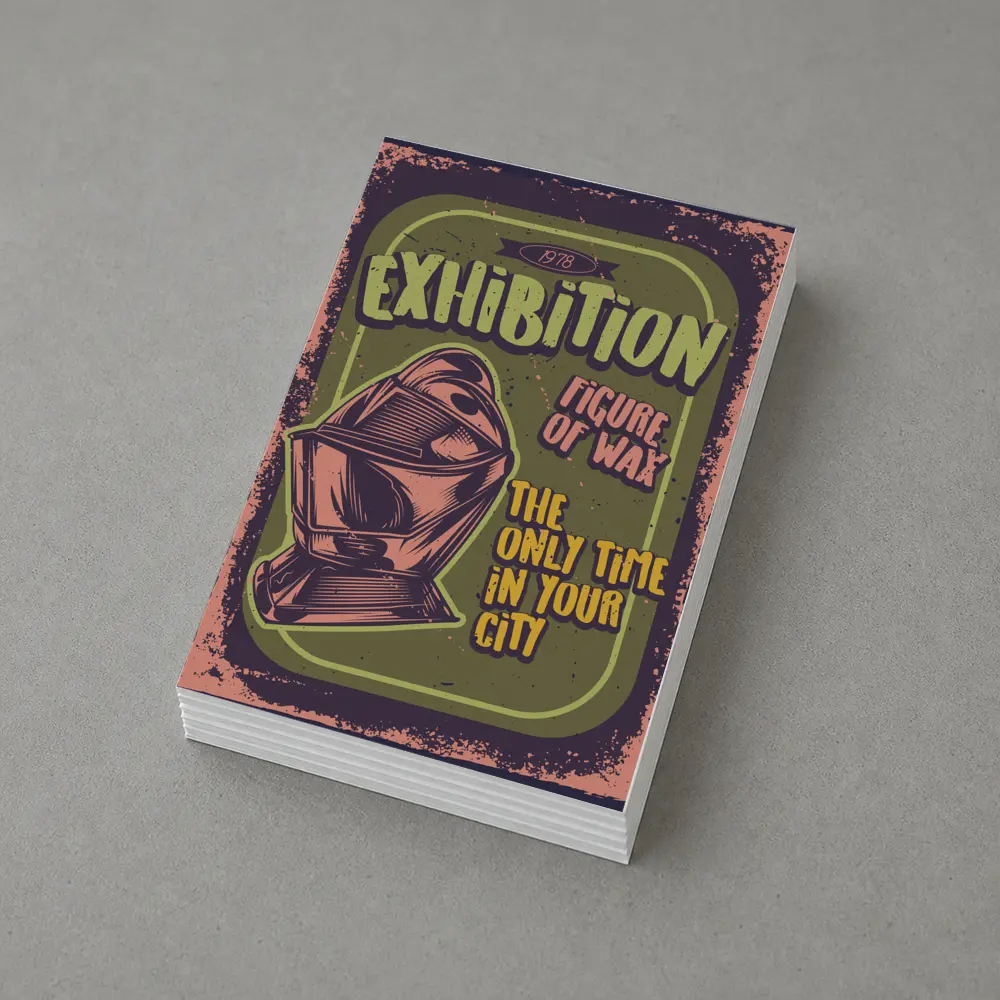 Retro Exhibition Figure of Wax Poster – Postcards