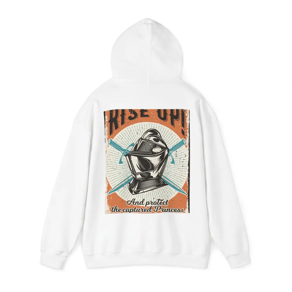 Rise Up Knight Helmet Crossed Swords Vintage – Hoodies