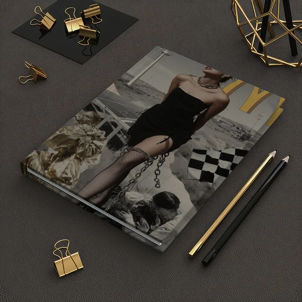 Fashion Woman Collage Pop Art Style – Notebooks