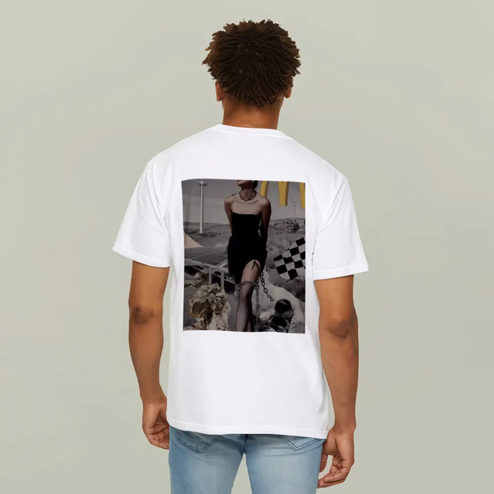 Fashion Woman Collage Pop Art Style – T-Shirts
