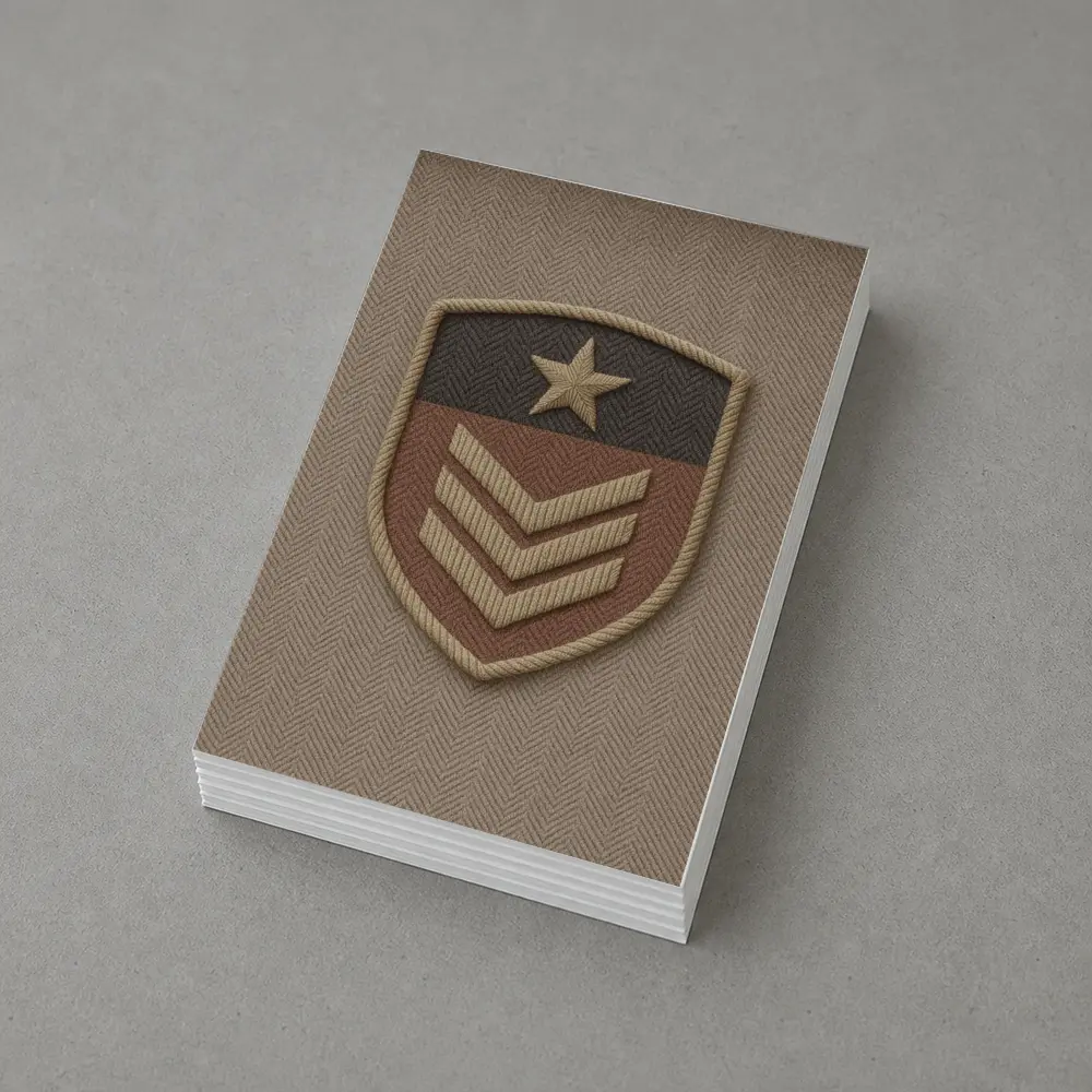 Military Sergeant Rank Badge Embroidered Shield – Postcards