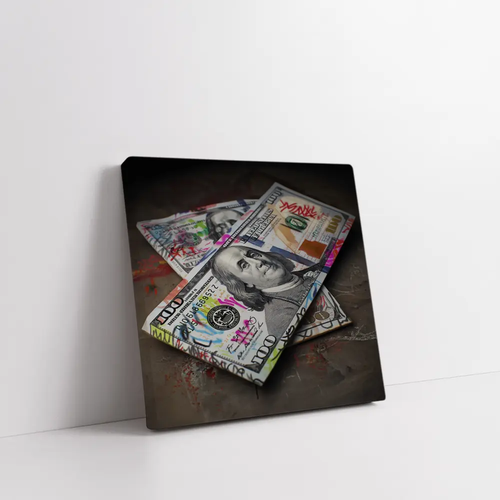 Graffiti Dollar Bills Money Street Art – Wall Art