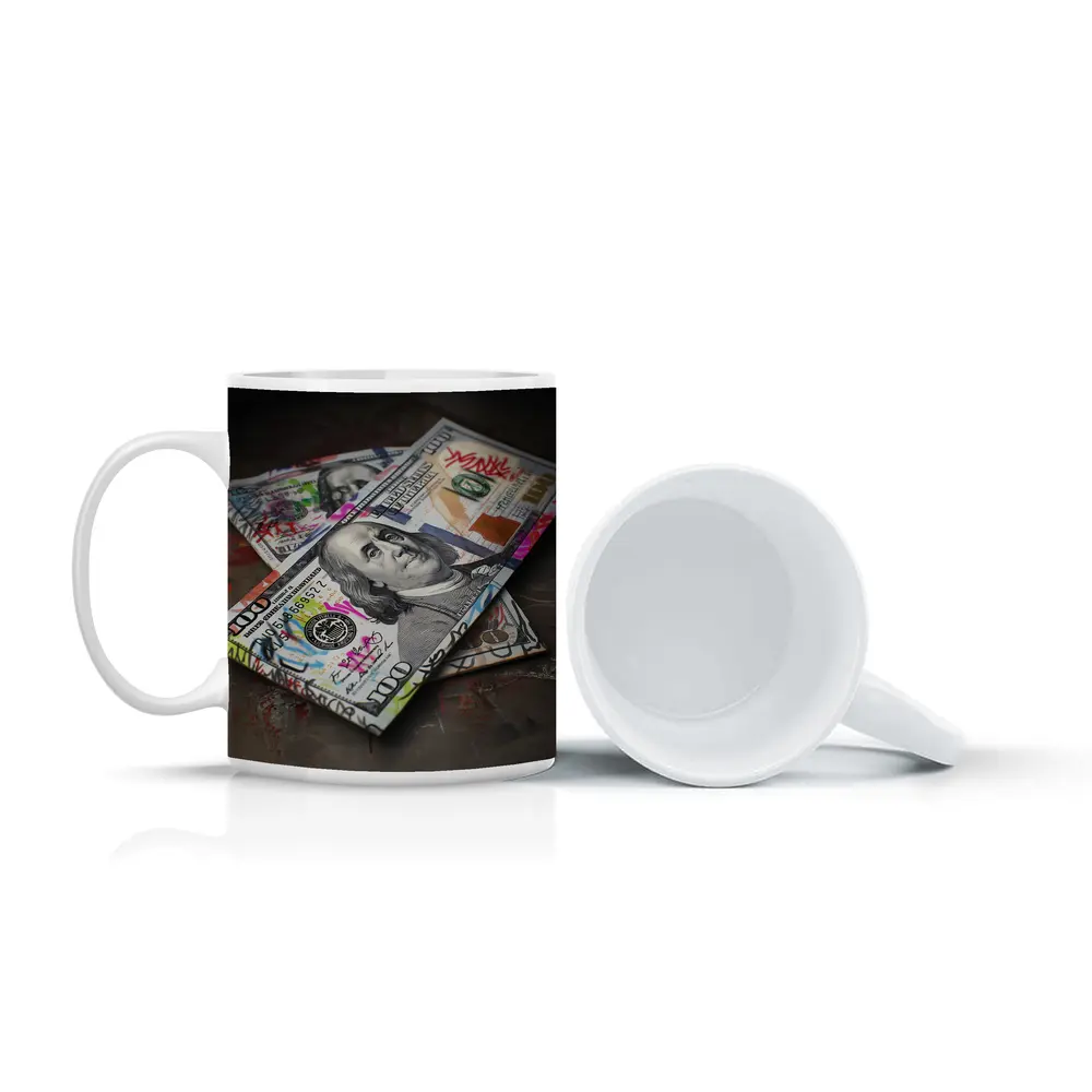 Graffiti Dollar Bills Money Street Art – Mugs