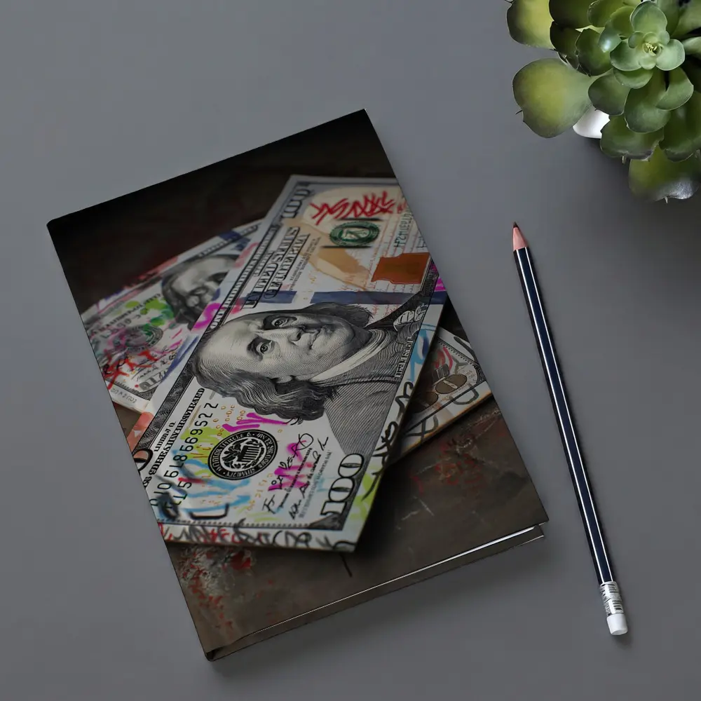 Graffiti Dollar Bills Money Street Art – Notebooks