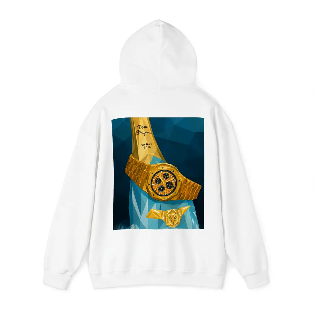 Gold Watch Dom Perignon Champagne Low Poly – Hoodies