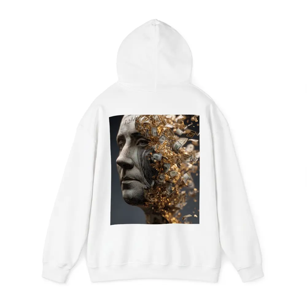 Money Mind Dollar Bills Gold Explosion – Hoodies