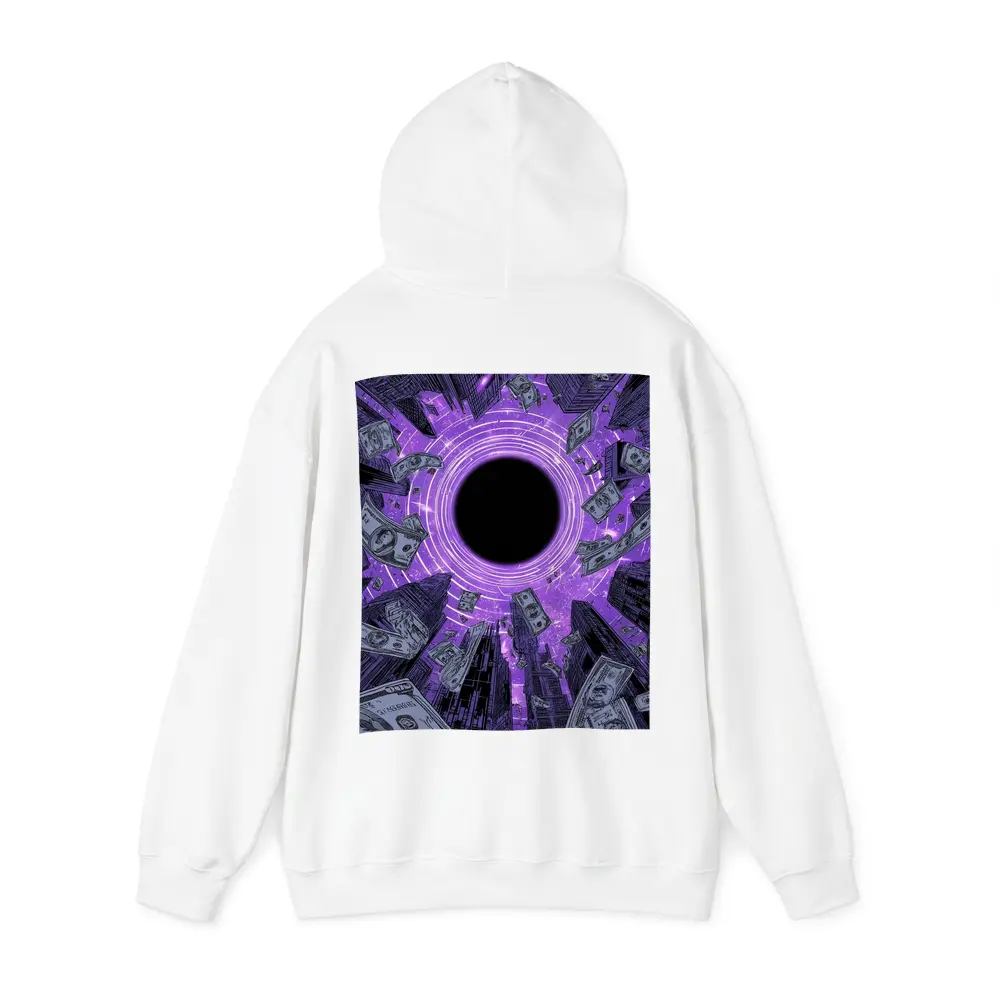 Purple Black Hole Money City Skyline – Hoodies