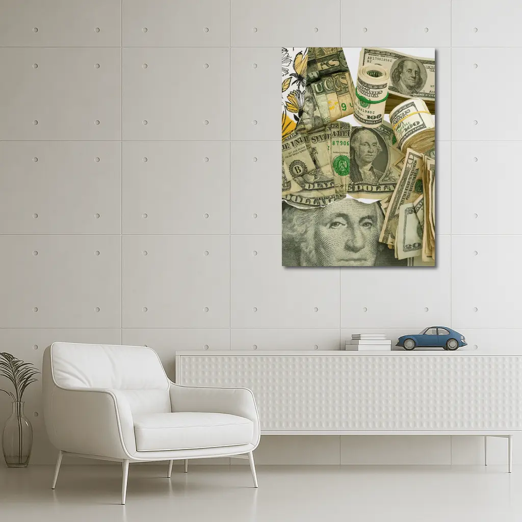 US Dollar Bills Money Cash Art – Wall Art