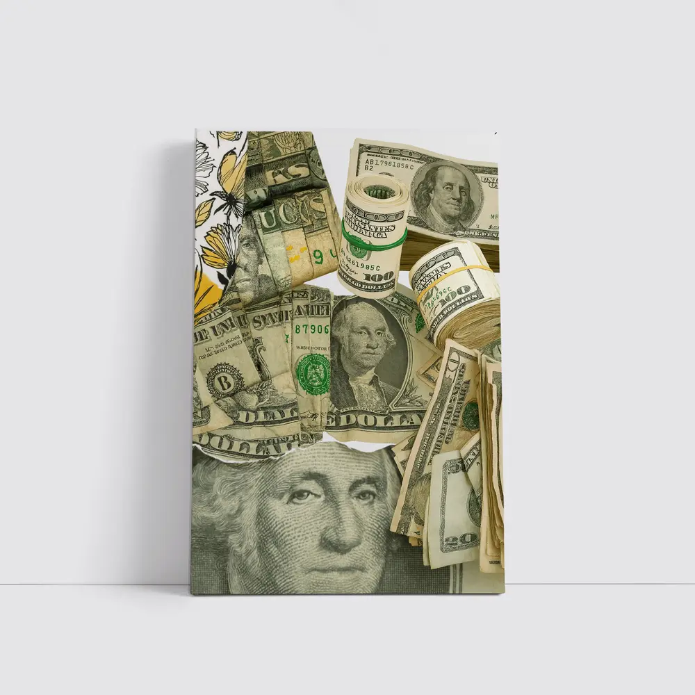US Dollar Bills Money Cash Art – Wall Art