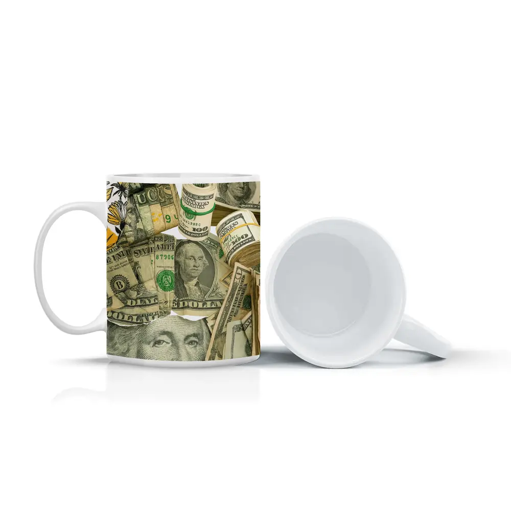 US Dollar Bills Money Cash Art – Mugs