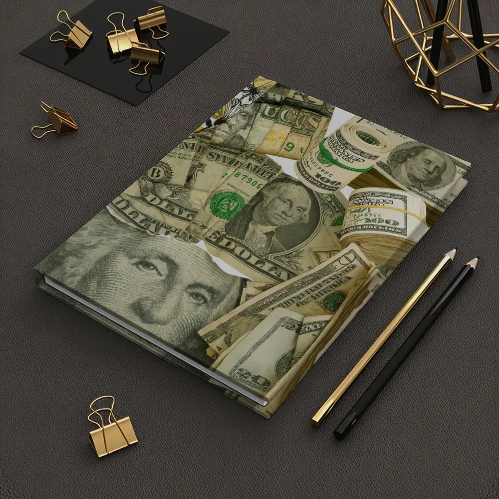 US Dollar Bills Money Cash Art – Notebooks