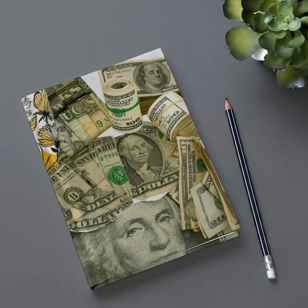US Dollar Bills Money Cash Art – Notebooks