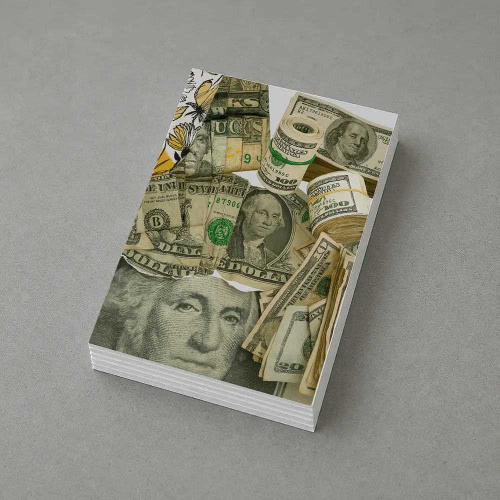 US Dollar Bills Money Cash Art – Postcards