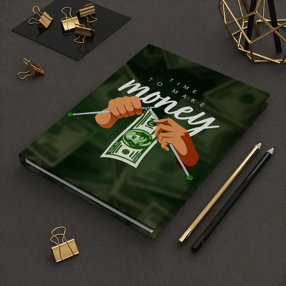 Time To Make Money Dollar Bill Art – Notebooks