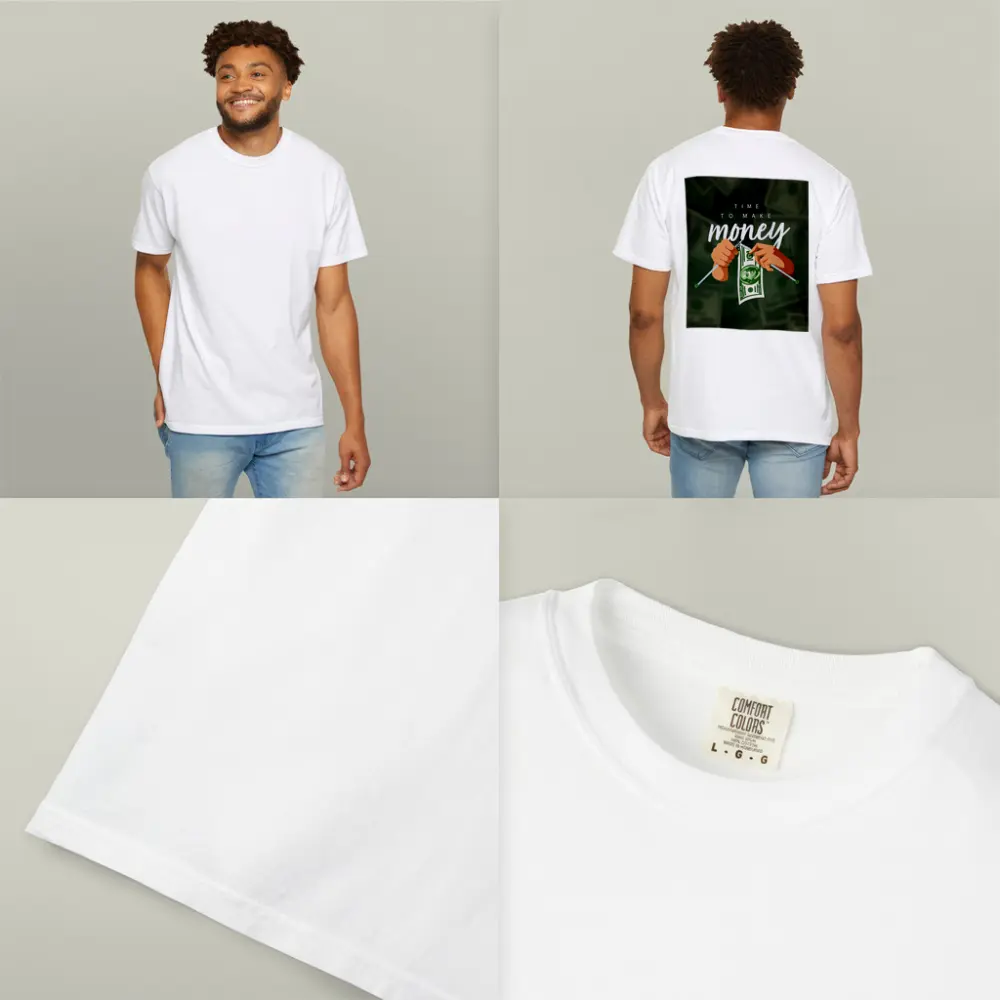 Time To Make Money Dollar Bill Art – T-Shirts