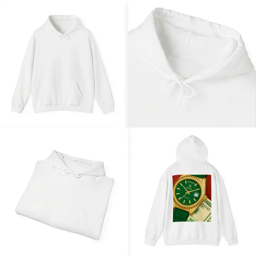 Rolex President Watch Green Dial Money Art – Hoodies