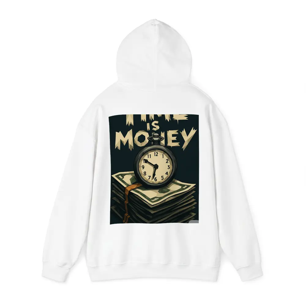 Time Is Money Pocket Watch Cash Stack – Hoodies