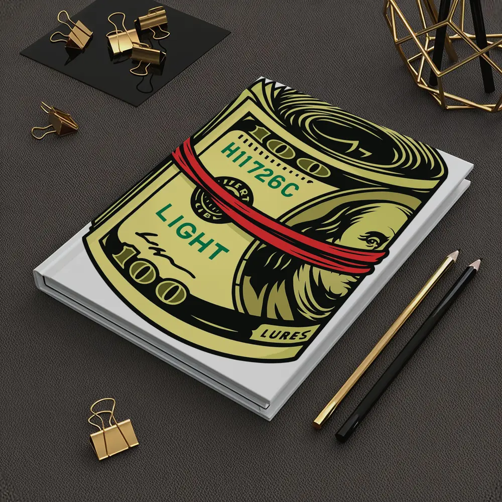 Roll of Hundred Dollar Bills Red Band – Notebooks