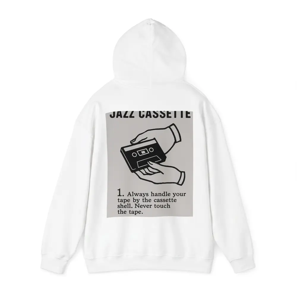 Jazz Cassette Tape Retro Instructional Art – Hoodies