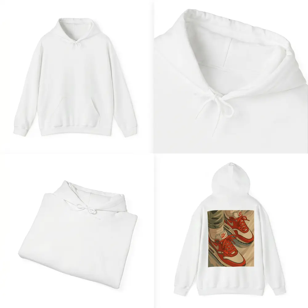 Nike Air Max Red Sneakers Anime Style – Hoodies