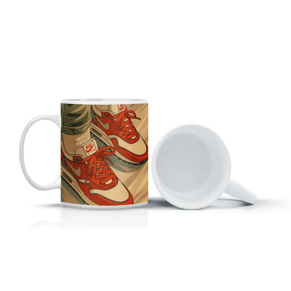 Nike Air Max Red Sneakers Anime Style – Mugs