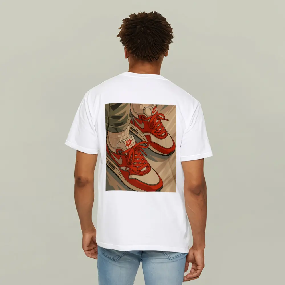 Nike Air Max Red Sneakers Anime Style – T-Shirts