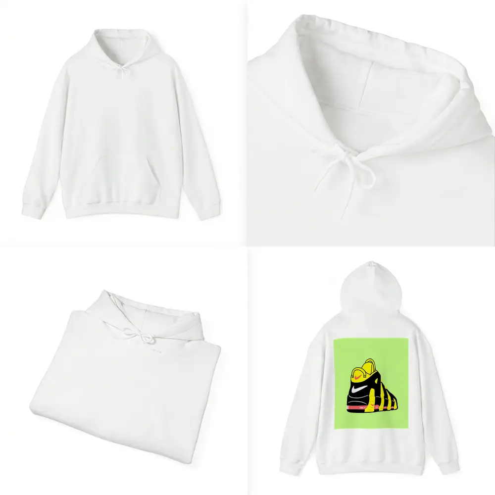 Nike Sneaker Bold Cartoon Art Green Background – Hoodies