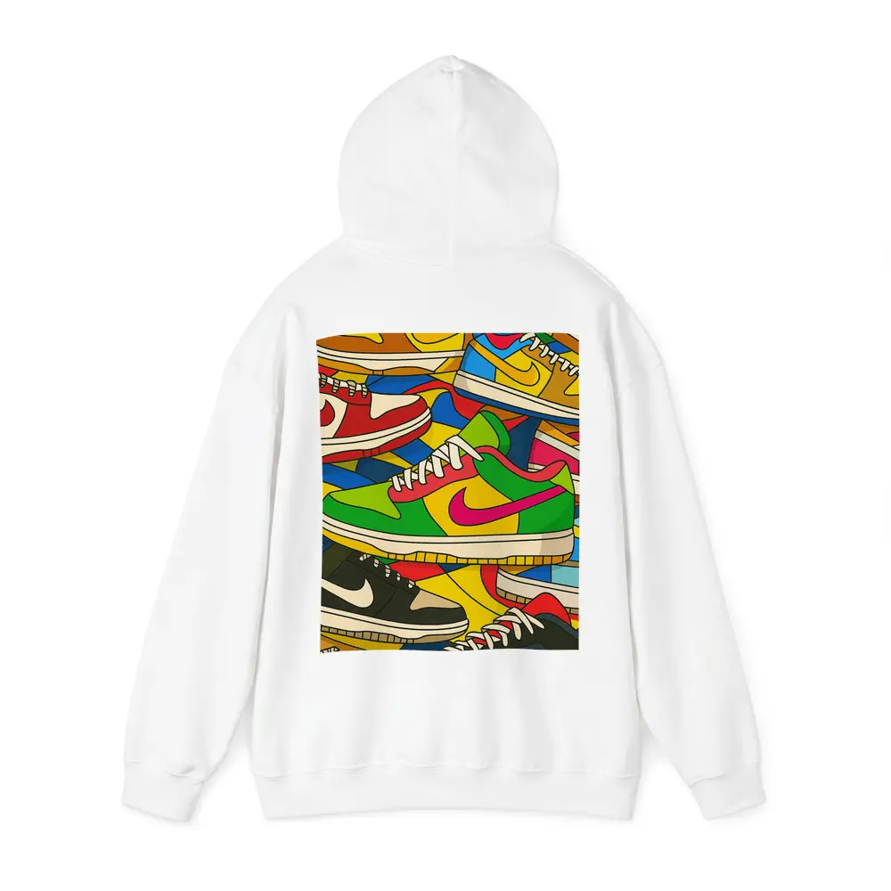Nike Dunk Sneakers Pop Art Colorful Stack – Hoodies