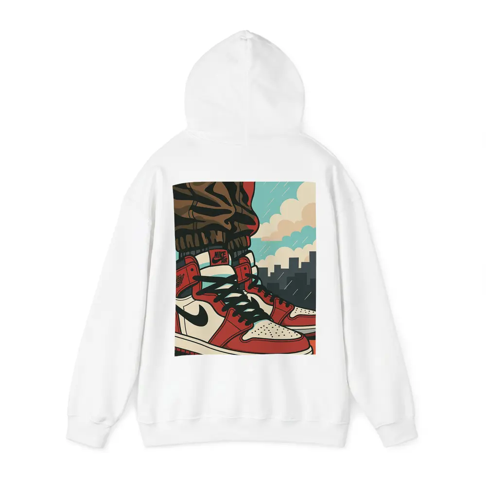 Air Jordan One Sneakers City Skyline Pop Art – Hoodies