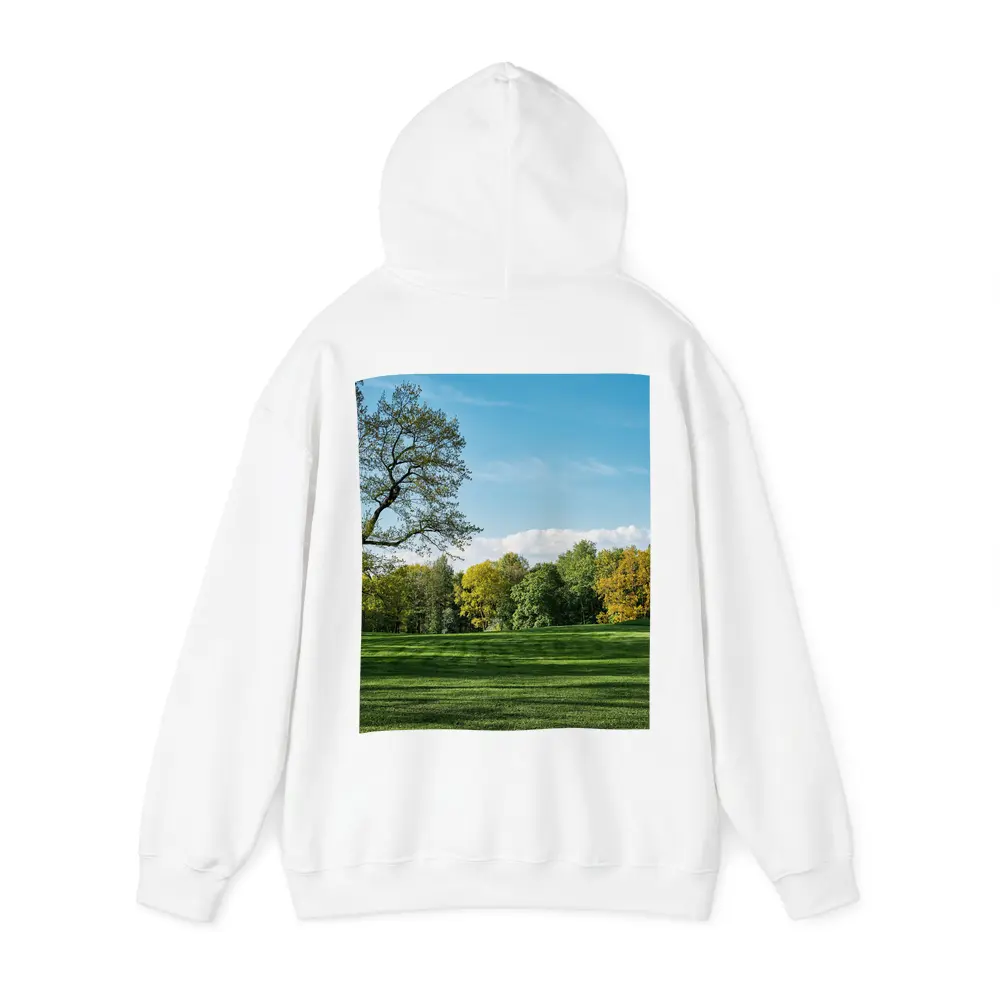 Green Park Meadow Blue Sky Trees – Hoodies